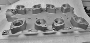 Blue Thunder  Weber( not marked)    intake Manifold -  351W Ford